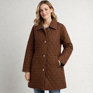 Marc New York Andrew Marc Brown Quilted Coat